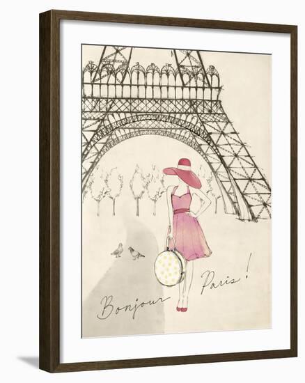 Sketchbook Paris I-Lottie Fontaine-Framed Giclee Print