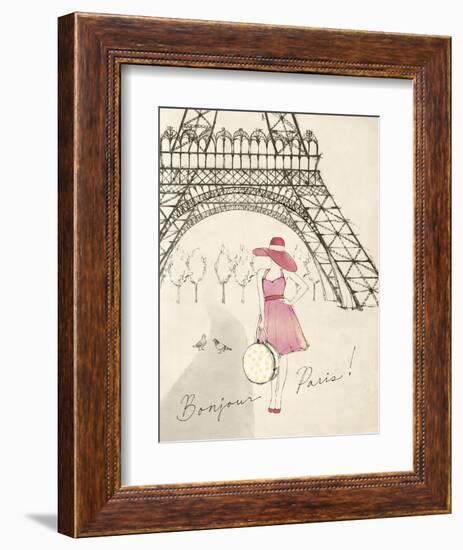 Sketchbook Paris I-Lottie Fontaine-Framed Art Print