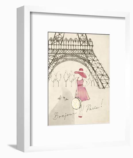 Sketchbook Paris I-Lottie Fontaine-Framed Art Print