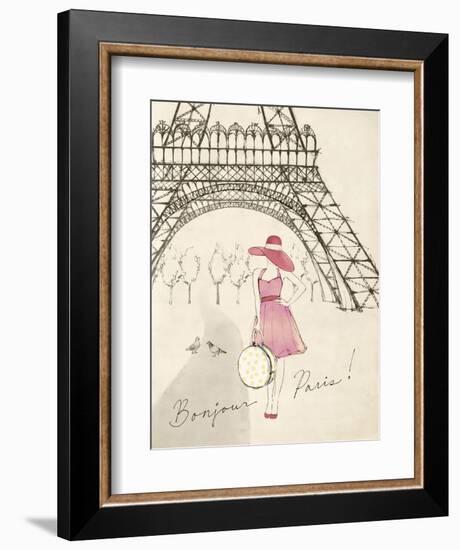 Sketchbook Paris I-Lottie Fontaine-Framed Art Print