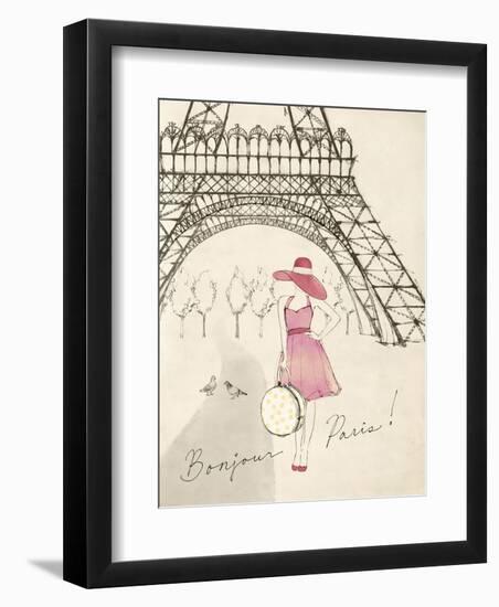 Sketchbook Paris I-Lottie Fontaine-Framed Art Print