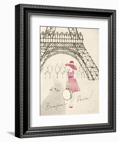 Sketchbook Paris I-Lottie Fontaine-Framed Art Print