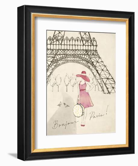 Sketchbook Paris I-Lottie Fontaine-Framed Art Print