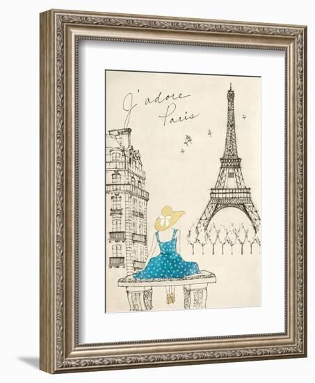 Sketchbook Paris II-Lottie Fontaine-Framed Art Print