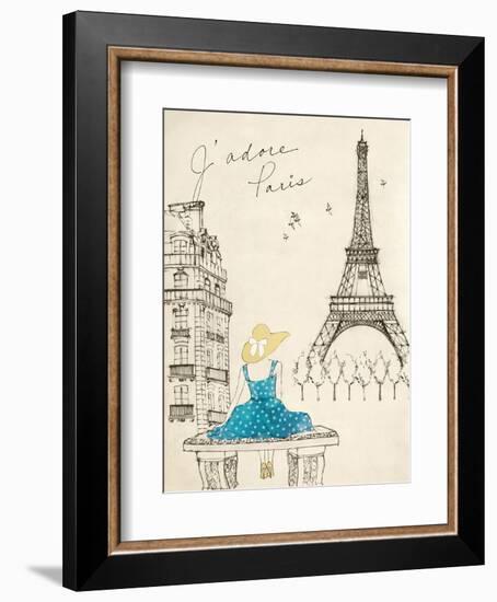 Sketchbook Paris II-Lottie Fontaine-Framed Art Print