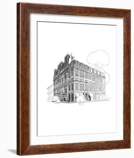 Sketchbook Playhouse-School of Padua-Framed Giclee Print