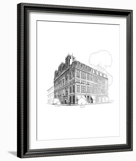 Sketchbook Playhouse-School of Padua-Framed Giclee Print