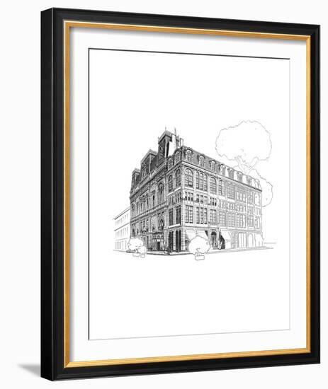 Sketchbook Playhouse-School of Padua-Framed Giclee Print