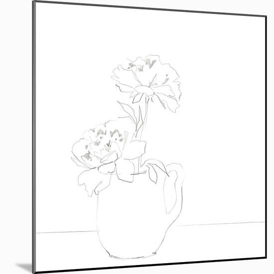 Sketchbook Vase - Spring-Kristine Hegre-Mounted Giclee Print