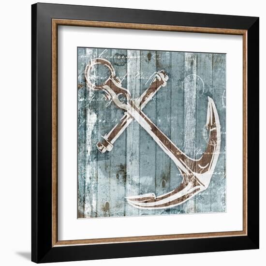 Sketched Anchor-OnRei-Framed Art Print