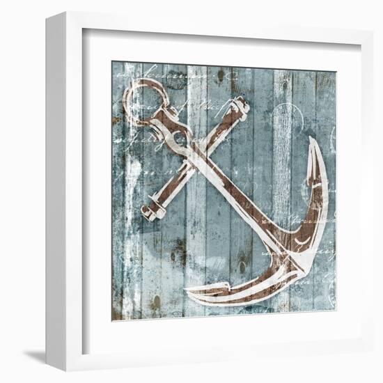 Sketched Anchor-OnRei-Framed Art Print