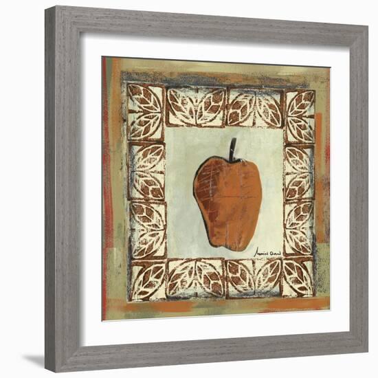 Sketched Apple-Martin Quen-Framed Art Print