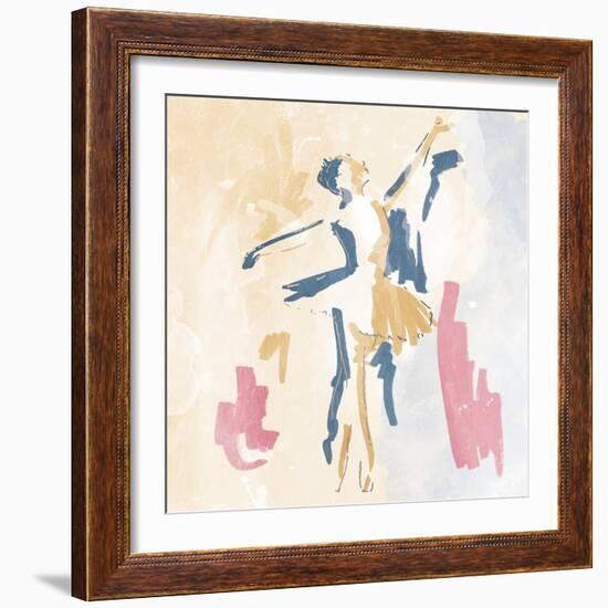 Sketched Ballerina 1-OnRei-Framed Art Print
