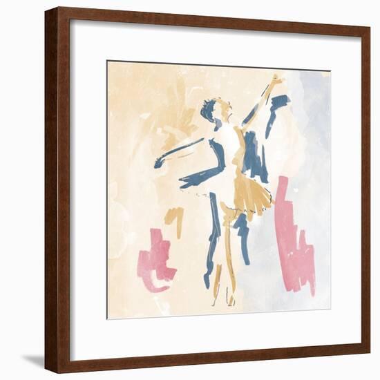 Sketched Ballerina 1-OnRei-Framed Art Print