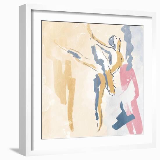 Sketched Ballerina 2-OnRei-Framed Art Print