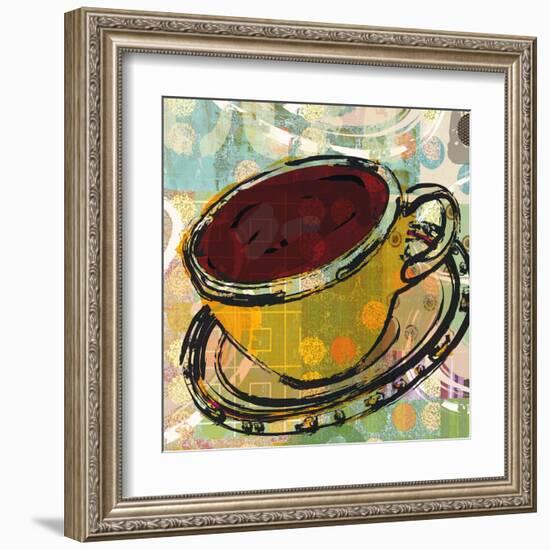 Sketched Coffee-Walter Robertson-Framed Art Print