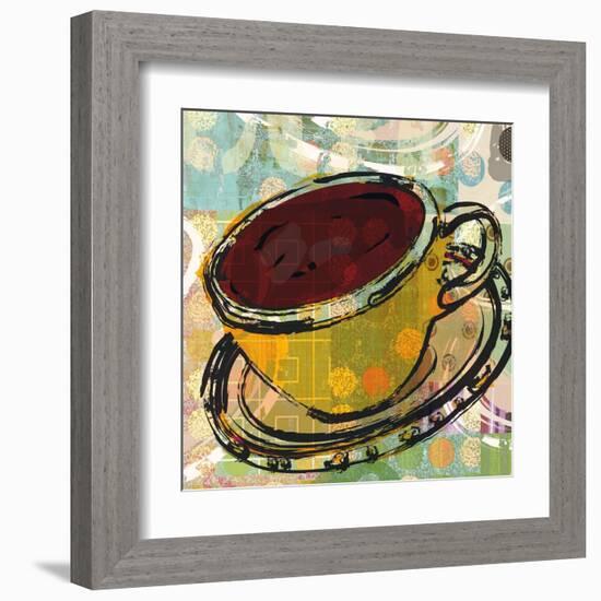 Sketched Coffee-Walter Robertson-Framed Art Print