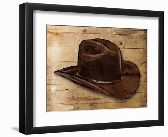 Sketched Hat-OnRei-Framed Premium Giclee Print