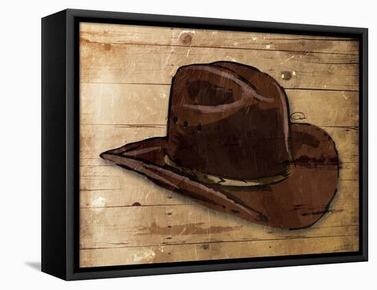 Sketched Hat-OnRei-Framed Stretched Canvas