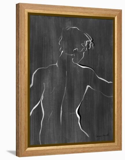 Sketched in Black I-Lanie Loreth-Framed Stretched Canvas
