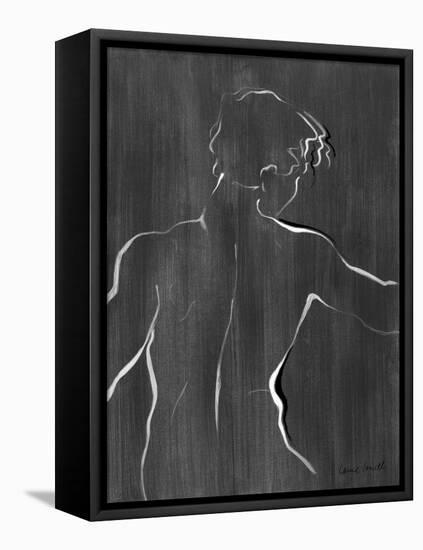 Sketched in Black I-Lanie Loreth-Framed Stretched Canvas