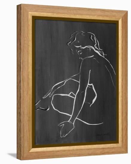 Sketched in Black II-Lanie Loreth-Framed Stretched Canvas