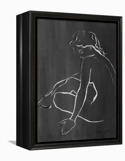 Sketched in Black II-Lanie Loreth-Framed Stretched Canvas