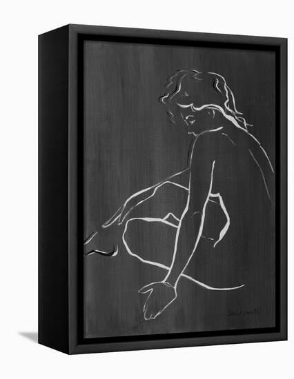 Sketched in Black II-Lanie Loreth-Framed Stretched Canvas