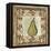 Sketched Pear-Martin Quen-Framed Stretched Canvas