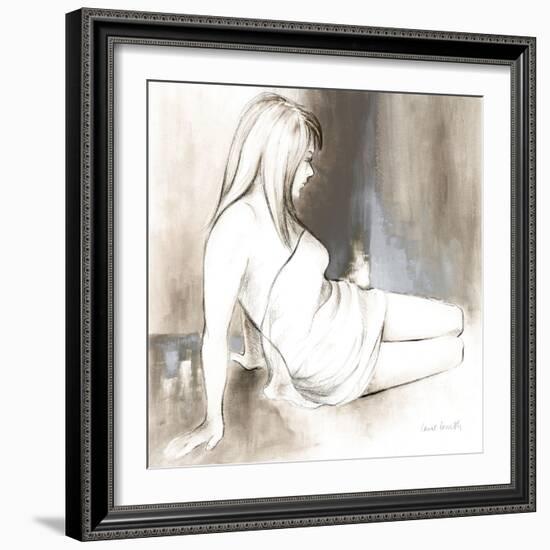 Sketched Waking Woman II-Lanie Loreth-Framed Art Print