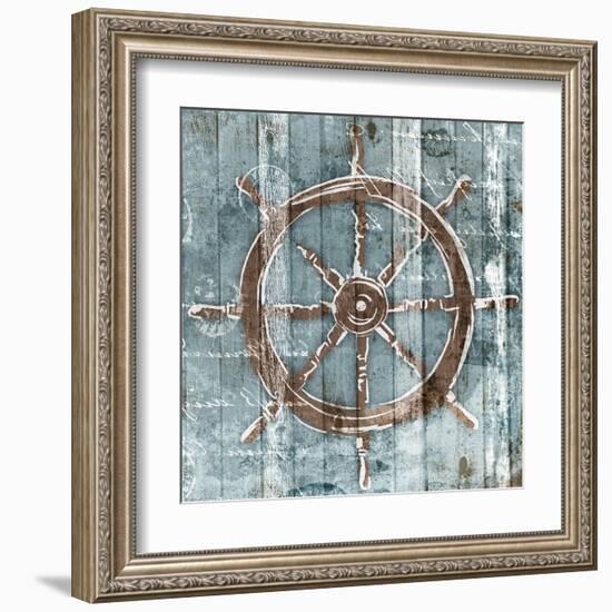 Sketched Wheel-OnRei-Framed Art Print