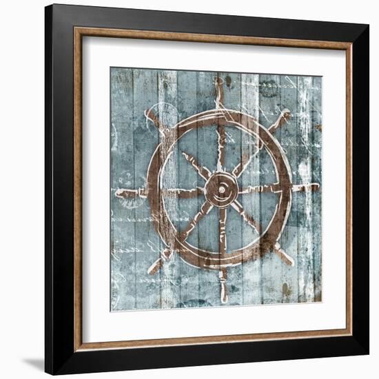 Sketched Wheel-OnRei-Framed Art Print