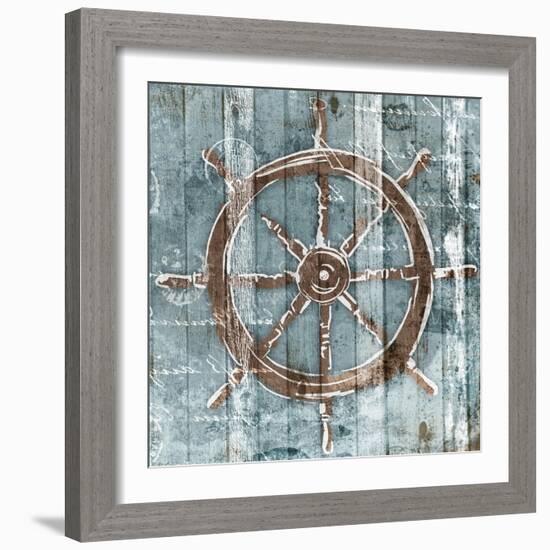 Sketched Wheel-OnRei-Framed Art Print