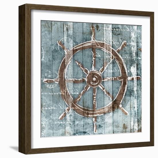 Sketched Wheel-OnRei-Framed Art Print