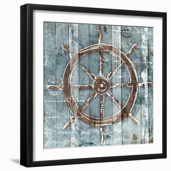 Sketched Wheel-OnRei-Framed Art Print