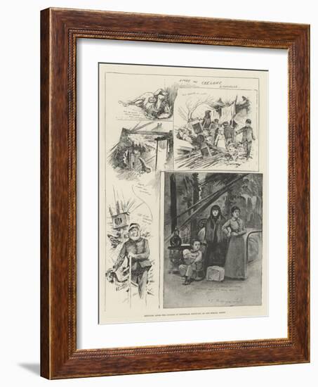 Sketches after the Cyclone at Louisville, Kentucky-Henry Charles Seppings Wright-Framed Giclee Print