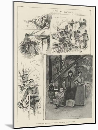 Sketches after the Cyclone at Louisville, Kentucky-Henry Charles Seppings Wright-Mounted Giclee Print