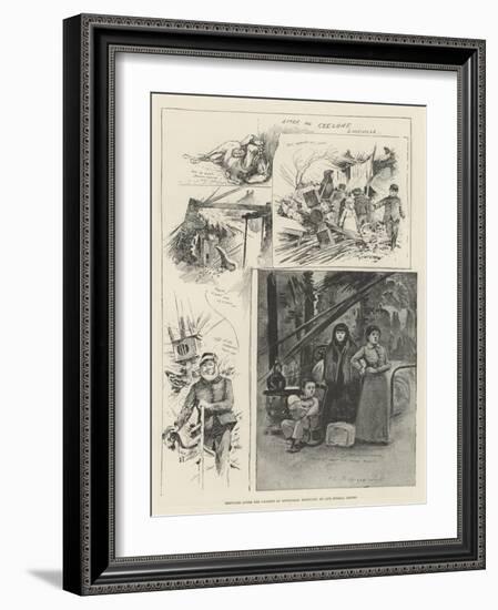 Sketches after the Cyclone at Louisville, Kentucky-Henry Charles Seppings Wright-Framed Giclee Print