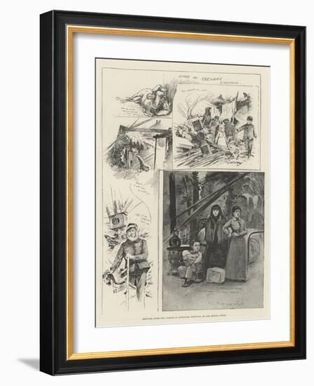 Sketches after the Cyclone at Louisville, Kentucky-Henry Charles Seppings Wright-Framed Giclee Print