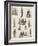 Sketches at Chelsea Hospital, Old Pensioners-William Douglas Almond-Framed Giclee Print