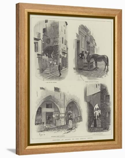 Sketches at Grasse-Amedee Forestier-Framed Premier Image Canvas