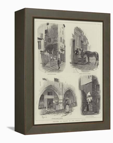 Sketches at Grasse-Amedee Forestier-Framed Premier Image Canvas