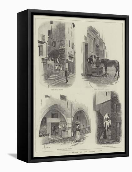 Sketches at Grasse-Amedee Forestier-Framed Premier Image Canvas