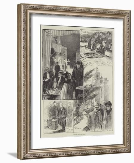 Sketches at Monte Carlo-Frederick Pegram-Framed Giclee Print