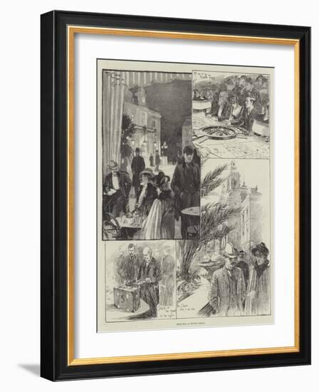 Sketches at Monte Carlo-Frederick Pegram-Framed Giclee Print