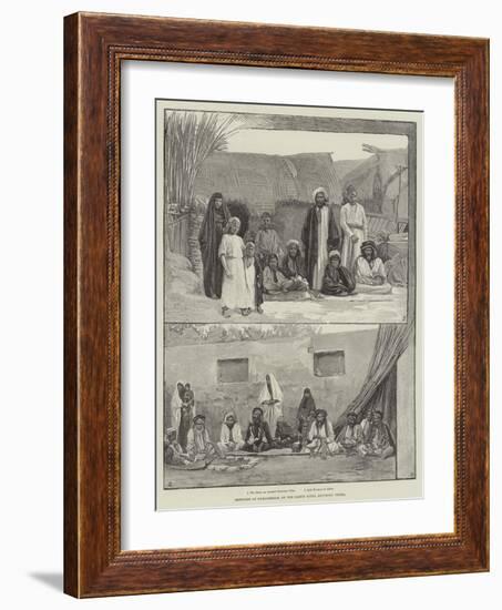 Sketches at Muhammerah, on the Karun River, Southern Persia-null-Framed Giclee Print