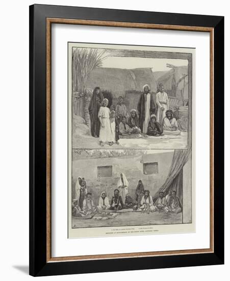 Sketches at Muhammerah, on the Karun River, Southern Persia-null-Framed Giclee Print