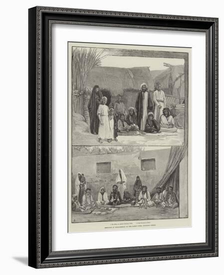 Sketches at Muhammerah, on the Karun River, Southern Persia-null-Framed Giclee Print