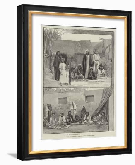 Sketches at Muhammerah, on the Karun River, Southern Persia-null-Framed Giclee Print