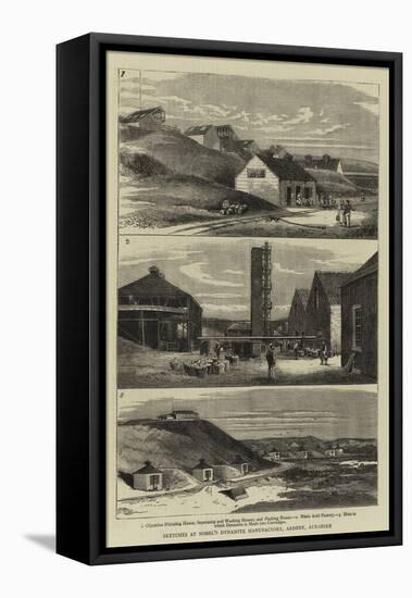 Sketches at Nobel's Dynamite Manufactory, Ardeer, Ayrshire-null-Framed Premier Image Canvas